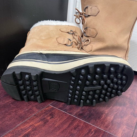 Sorel Buff Waterproof Winter Boots Sz 7 Womens Faux Fur Fleece/Wool Lining EUC. - Picture 7 of 13